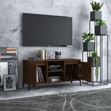 vidaXL-Tv-meubel-met-metalen-poten-103,5x35x50-cm-bruineikenkleurig