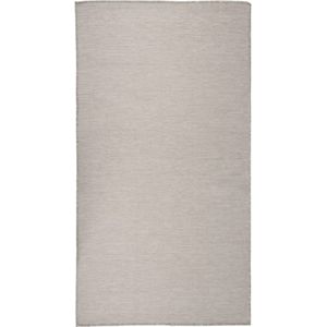 Vidaxl - Outdoor-Teppich Flachgewebe 80x150 cm Taupe