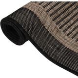 Vloerkleed - Donkerbruin - Polypropyleen - Weerbestendig Uv-bestendig