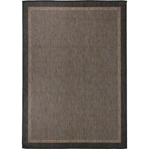 Vloerkleed - Donkerbruin - 100% Polypropyleen - Weerbestendig Uv-bestendig