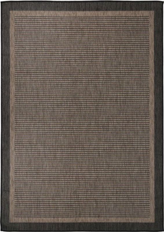 Vloerkleed - Donkerbruin - 100% Polypropyleen - Weerbestendig Uv-bestendig