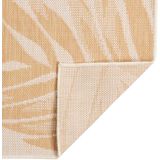 Outdoor-Teppich Flachgewebe 200x280 cm Blattmuster Vidaxl