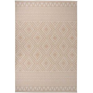 vidaXL Buitenkleed - Bruin - Platgeweven - 100% Polypropyleen - Weerbestendig