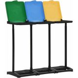 vidaXL - Afvalzakstandaard - Meerkleurig - 100% PP