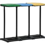 vidaXL - Afvalzakstandaard - Meerkleurig - 100% PP