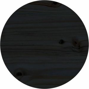 vidaXL-Tafelblad-Ø30x2,5-cm-massief-grenenhout-zwart