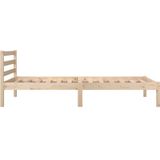 vidaXL Massivholzbett Kiefer 90x190 cm