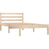 vidaXL Massivholzbett Kiefer 90x190 cm