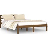 vidaXL-Bedframe-massief-grenenhout-honingbruin-140x200-cm