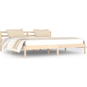 vidaXL-Bedframe-massief-grenenhout-200x200-cm