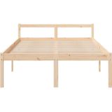 vidaXL Seniorenbett 140x190 cm Massivholz Kiefer