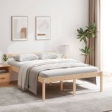 vidaXL Seniorenbett 140x190 cm Massivholz Kiefer