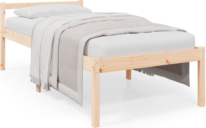 vidaXL Seniorenbett 100x200 cm Massivholz Kiefer