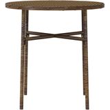 vidaXL 3-tlg. Garten-Essgruppe Poly Rattan Braun