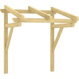 Deurluifel - Groen Geïmpregneerd - Massief Grenenhout - 100 x 100 x 80 cm