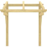 Deurluifel - Groen Geïmpregneerd - Massief Grenenhout - 100 x 100 x 80 cm