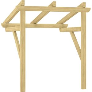 Deurluifel - Groen Geïmpregneerd - Massief Grenenhout - 100 x 100 x 80 cm