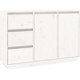 VidaXL-Dressoir-111x34x75-cm-massief-grenenhout-wit