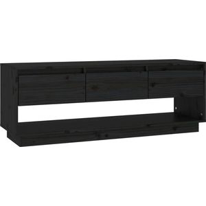 vidaXL-Tv-meubel-110,5x34x40-cm-massief-grenenhout-zwart