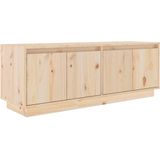 vidaXL TV-Schrank 110x34x40 cm Massivholz Kiefer