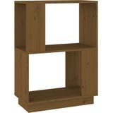 vidaXL-Boekenkast/kamerscherm-51x25x70-cm-grenenhout-honingbruin