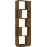 vidaXL-Boekenkast/kamerscherm-51x25x163,5-cm-grenenhout-honingbruin