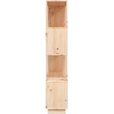 vidaXL Boekenkast/kamerscherm 80x25x132 cm massief grenenhout