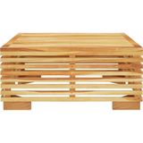 vidaXL Tuintafel 69,5x69,5x31 cm massief teakhout