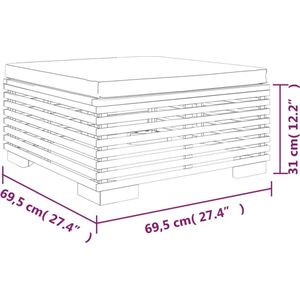 vidaXL-2-delige-Loungeset-massief-teakhout