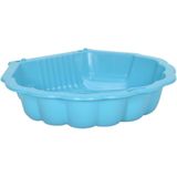 vidaXL 2× Bacs à Sable Pataugeoires Piscines à Boules Jouets pour Enfant Jeux de Plein Air Bac avec Couvercle Bleu 77x87x21 cm Plastique