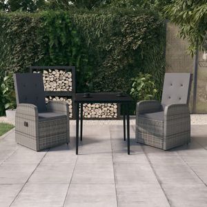 vidaXL-3-delige-Tuinset-met-kussens-grijs