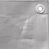Haba - Dekzeil - Grijs - HDPE - 8 x 12 m