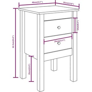 vidaXL-Nachtkastje-40x35x61,5-cm-massief-grenenhout-honingbruin