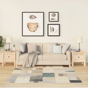vidaXL Beistelltische 2 Stk. 40x40x39 cm Massivholz Kiefer