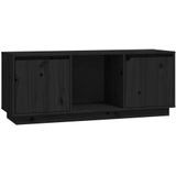 vidaXL-Tv-meubel-110,5x35x44-cm-massief-grenenhout-zwart