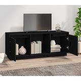 vidaXL-Tv-meubel-110,5x35x44-cm-massief-grenenhout-zwart