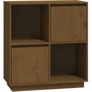 Dressoir 74x35x80 cm massief grenenhout honingbruin