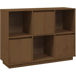 vidaXL-Dressoir-110,5x35x80-cm-massief-grenenhout-honingbruin