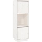 vidaXL-Hoge-kast-38x35x117-cm-massief-grenenhout-wit