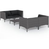 VidaXL-5-delige-Loungeset-met-kussens-poly-rattan-donkergrijs