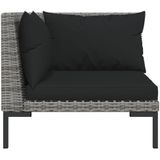 VidaXL-5-delige-Loungeset-met-kussens-poly-rattan-donkergrijs