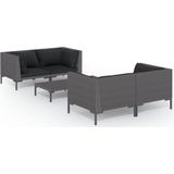 VidaXL-5-delige-Loungeset-met-kussens-poly-rattan-donkergrijs