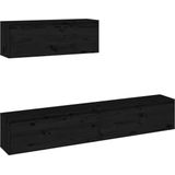 vidaXL-Tv-meubelen-3-st-massief-grenenhout-zwart