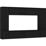 vidaXL-Tv-meubelen-8-st-massief-grenenhout-zwart