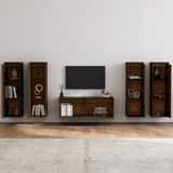 vidaXL-Tv-meubelen-5-st-massief-grenenhout-honingbruin