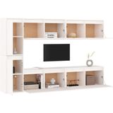 vidaXL-Tv-meubelen-6-st-massief-grenenhout-wit