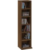 vidaXL-Cd-kast-21x20x88-cm-bewerkt-hout-bruin-eikenkleur