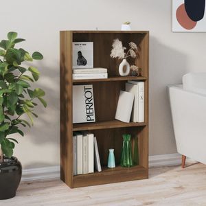 Vidaxl - Bücherregal Braun Eiche 60x24x109 cm Holzwerkstoff