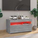 vidaXL-Tv-meubel-met-LED-verlichting-75x35x40-cm-grijs-sonoma-eiken