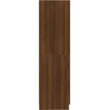 VidaXL Apothekerskast 30x42,5x150 cm - Bewerkt Hout - Bruineikenkleurig